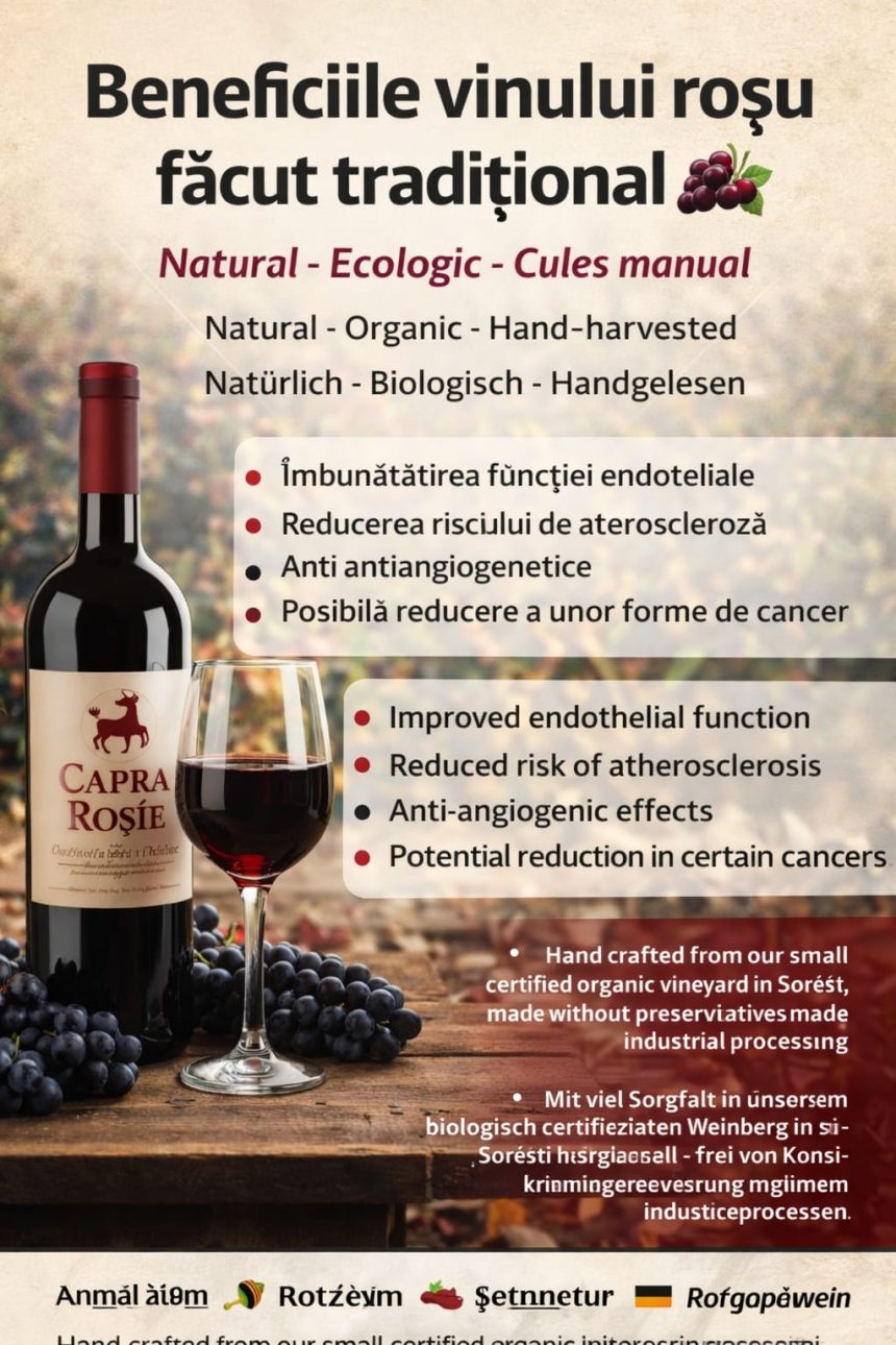 Vinul roșu de la Capra Roșie