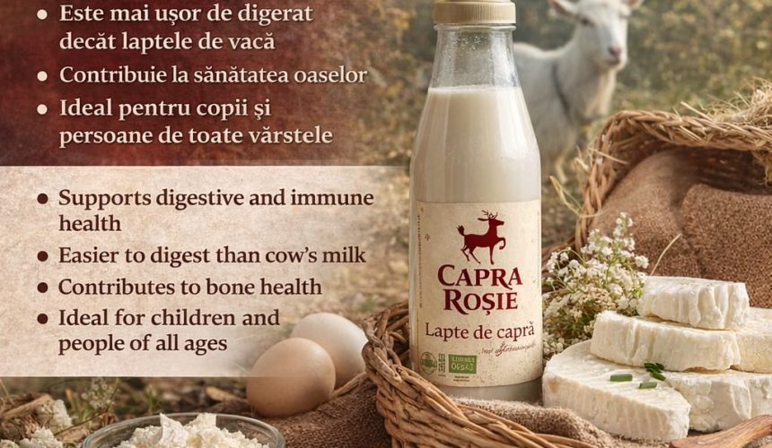 Originea Capra Roșie: laptele și cașul proaspăt